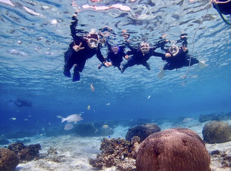 シュノーケリング、恩納村