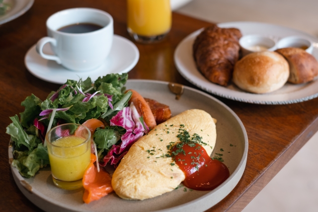 ホテル　食事　朝食