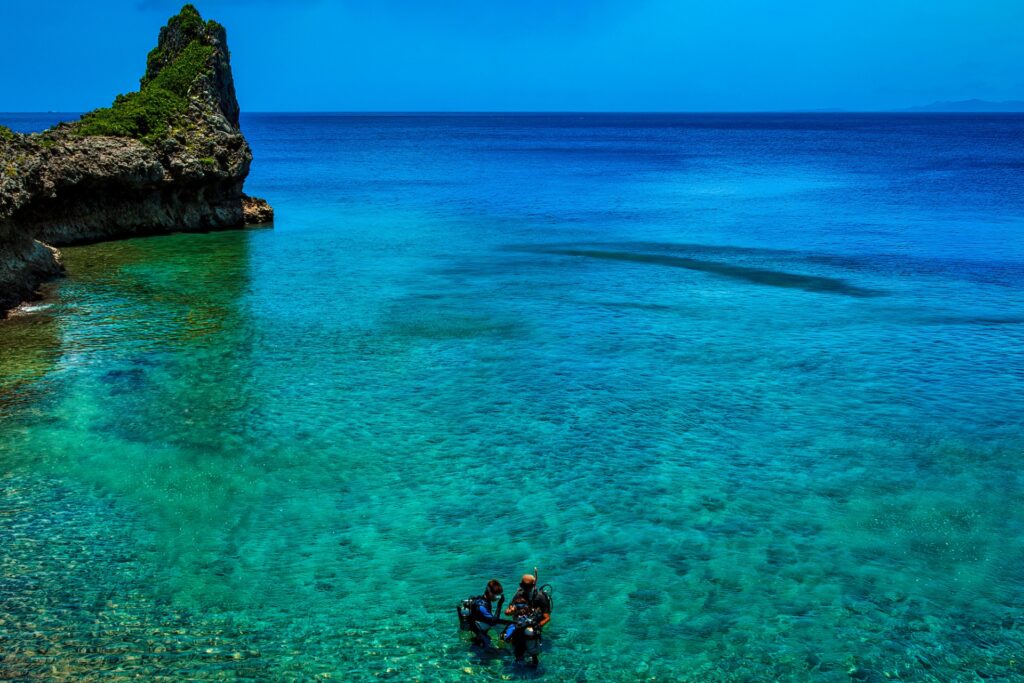 沖縄　恩納村　真栄田岬