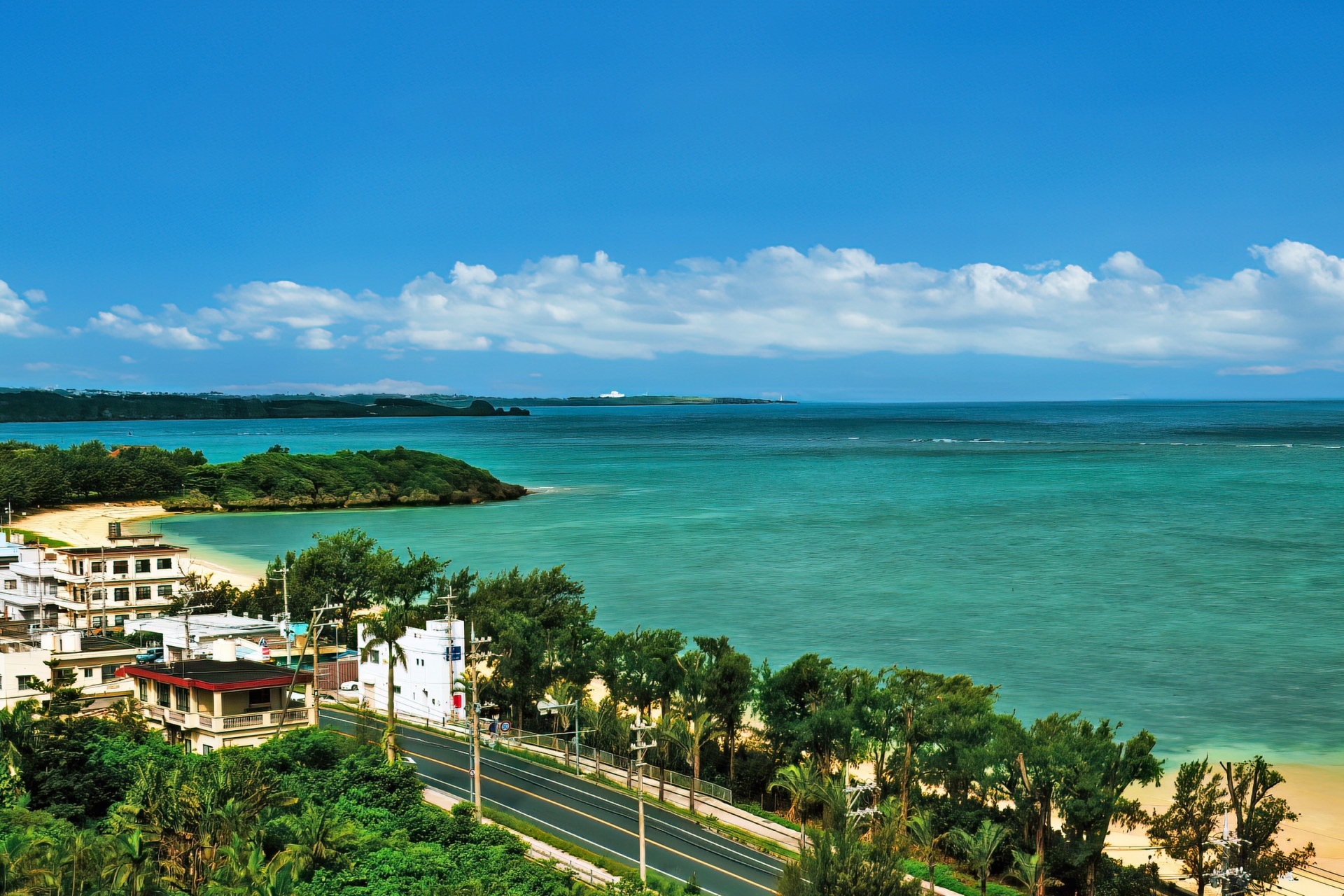 沖縄　恩納村　風景