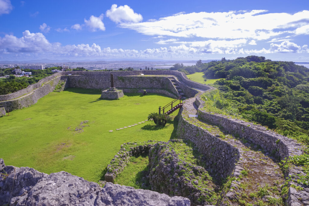 沖縄の中城城跡