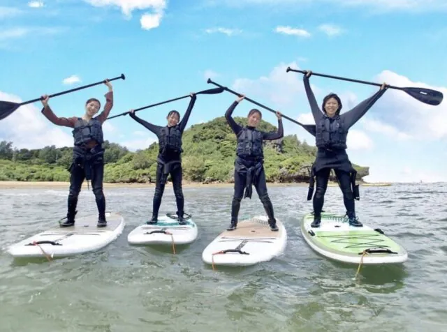 沖縄　恩納村　SUP