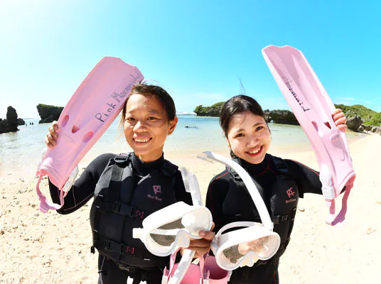 沖縄　恩納村　シュノーケリング