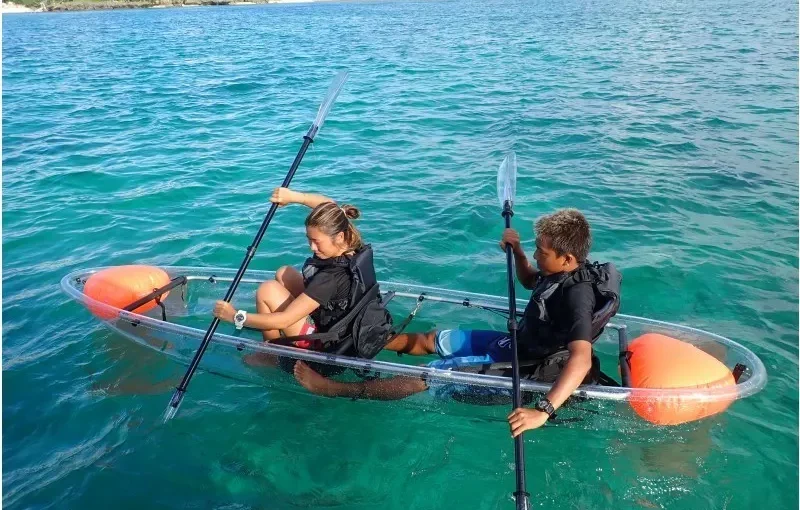 クリアカヤック 恩納村　カヤック