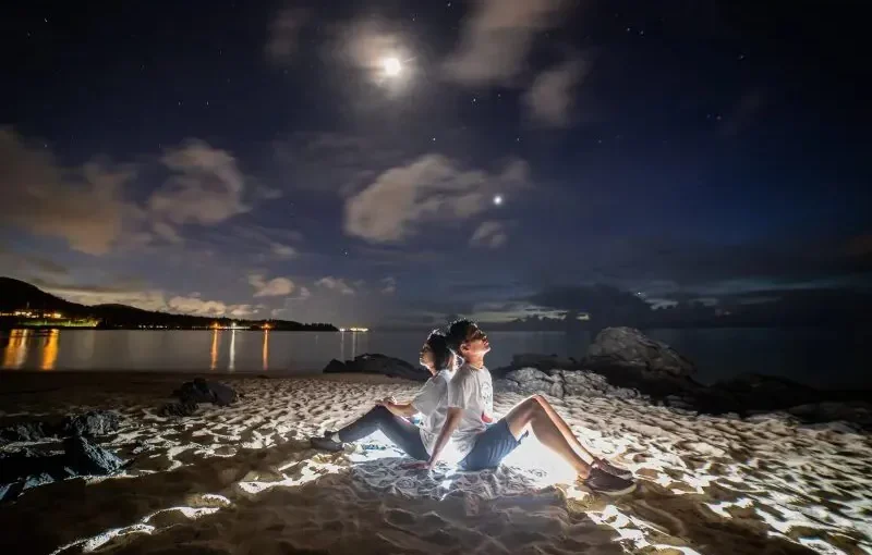 ナイトツアー　星空　写真