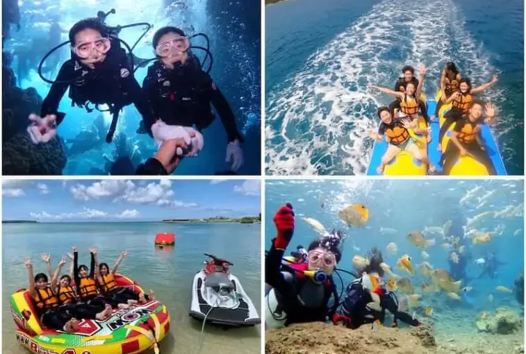 青の洞窟ダイビング＆ウォータートイ