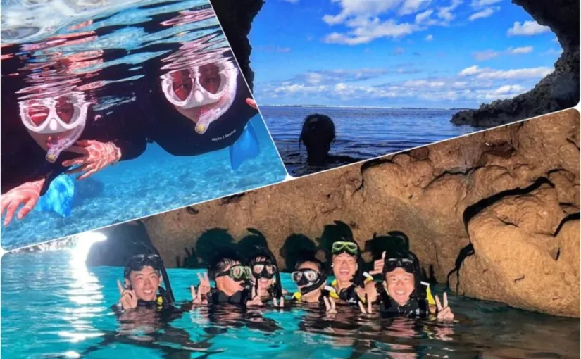 青の洞窟　シュノーケリング