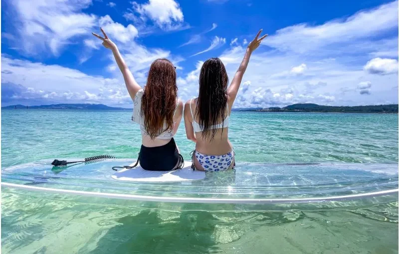 沖縄　恩納村　クリアサップ、SUP,