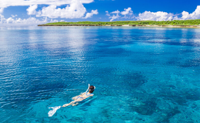 恩納村、シュノーケリング、