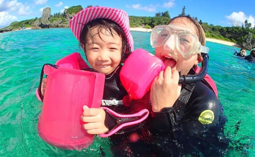 恩納村　シュノーケリング　熱帯魚