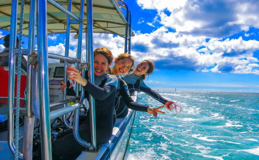 ダイビング、ボート